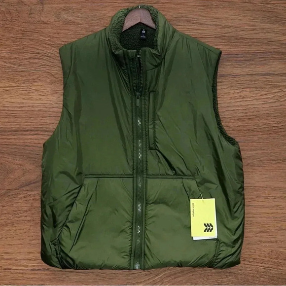 XL Puffer Vest Men’s Green All in Motion - Picture 4 of 8